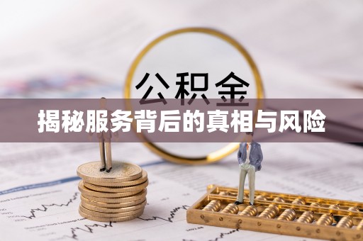 固安揭秘服务背后的真相与风险